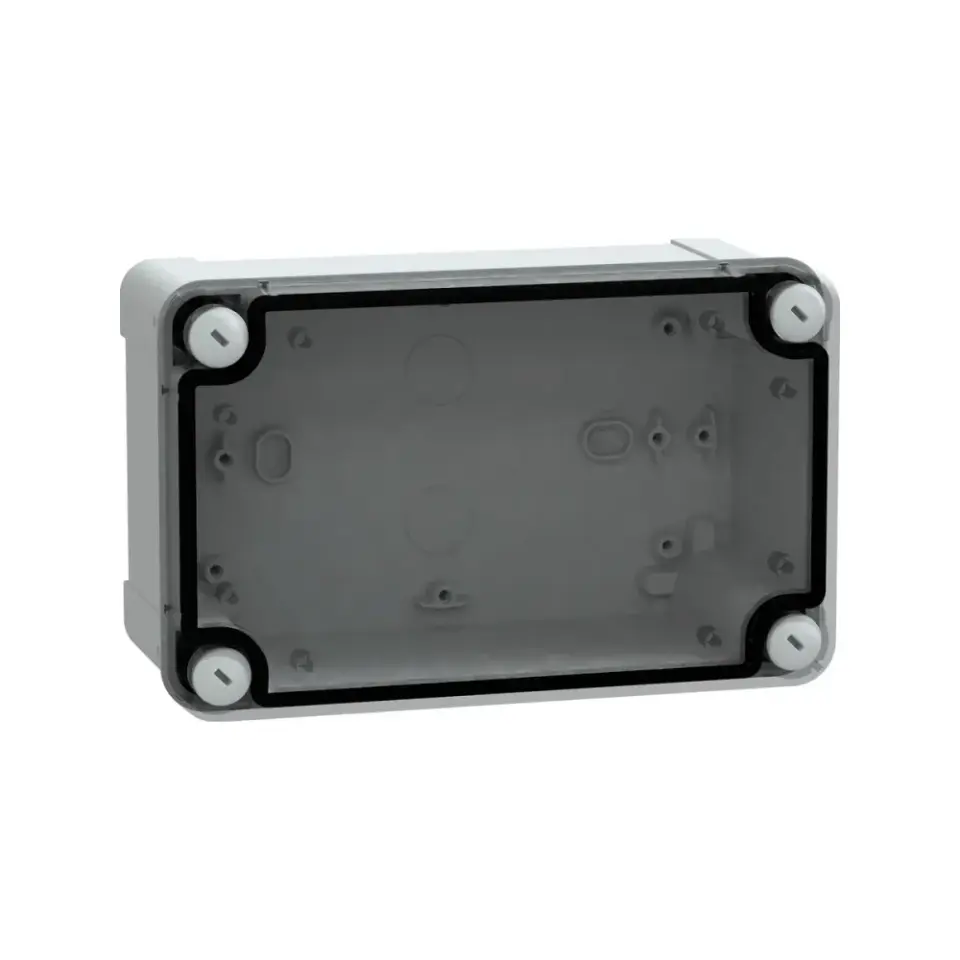 Schneider Electric NSYTBP19128T, PanelSeT TBP, 193x121x87mm, Şeffaf Kapaklı Polikarbonat Buat Kutusu, IP66
