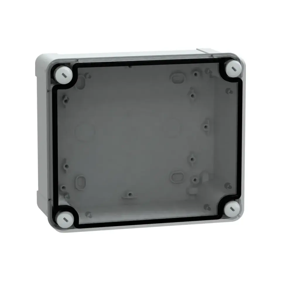 Schneider Electric NSYTBP19168T, PanelSeT TBP, 193x164x87mm, Şeffaf Kapaklı Polikarbonat Buat Kutusu, IP66