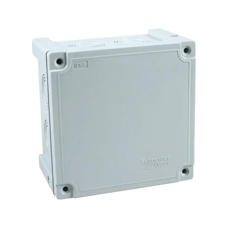 Schneider Electric 3472-731-0600, Termo Plastik Dağıtıcı Buat, Kare, 85x85x52mm, Alev Yaymayan, IP67