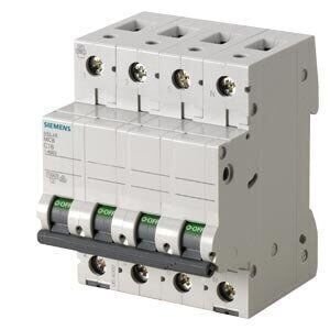 Siemens 5SL4606-7 C4x6A Üç Fazlı + Nötr Otomatik Sigorta 10kA