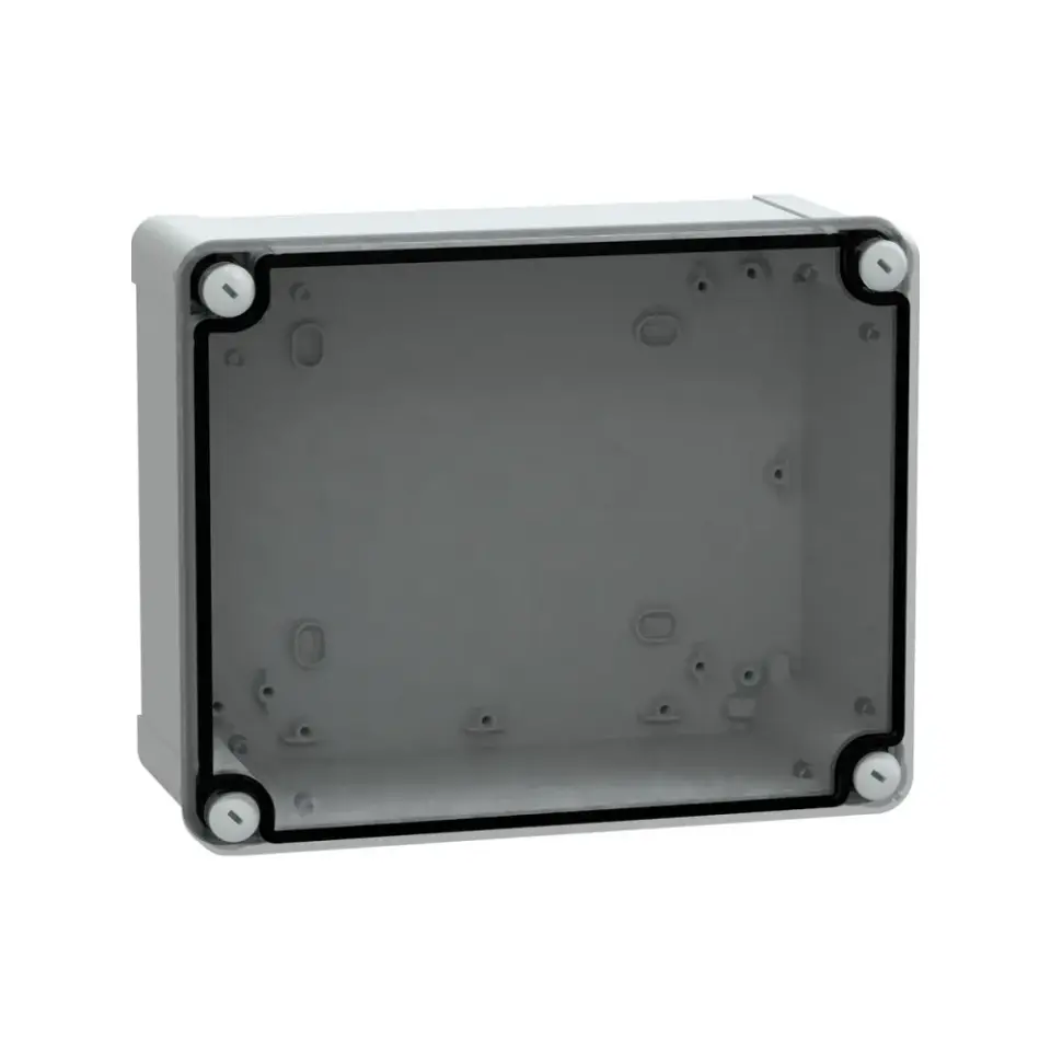 Schneider Electric NSYTBP241910T, PanelSeT TBP, 241x191x128mm, Şeffaf Kapaklı Polikarbonat Buat Kutusu, IP66