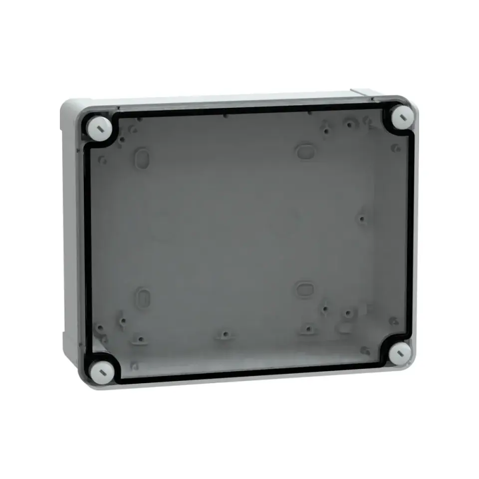 Schneider Electric NSYTBP24198T, PanelSeT TBP, 241x191x87mm, Şeffaf Kapaklı Polikarbonat Buat Kutusu, IP66