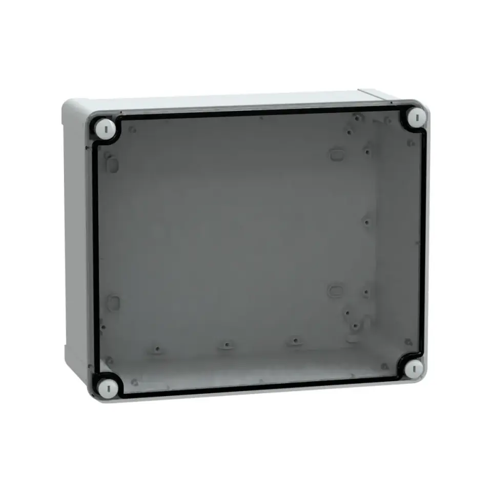 Schneider Electric NSYTBP292412T, PanelSeT TBP, 291x241x128mm, Şeffaf Kapaklı Polikarbonat Buat Kutusu, IP66