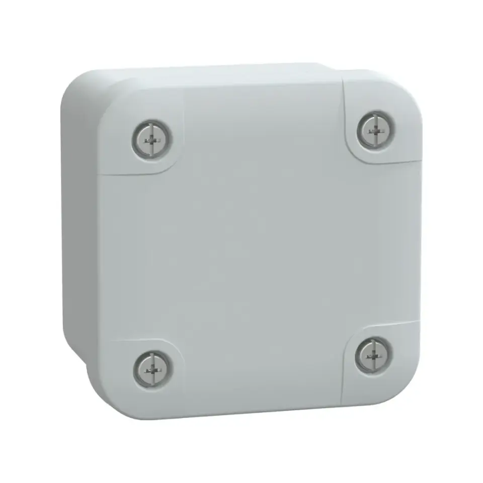 Schneider Electric NSYTBP775, PanelSeT TBP, 74x74x56mm, Opak Kapaklı Polikarbonat Buat Kutusu, IP66
