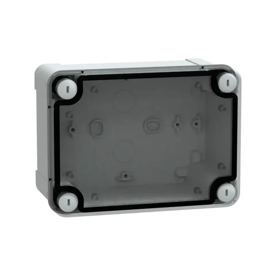 Schneider Electric NSYTBS16128T, PanelSeT TBS, 164x121x87mm, Şeffaf Kapaklı ABS Buat Kutusu, IP66