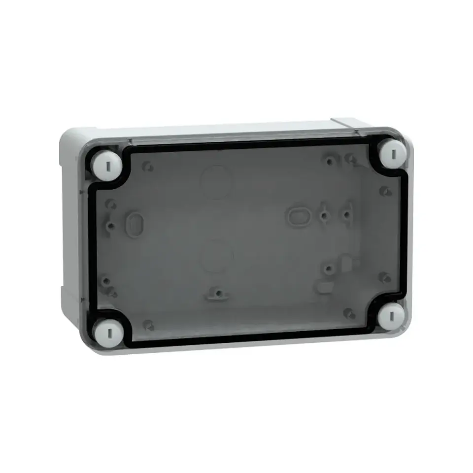 Schneider Electric NSYTBS19128T, PanelSeT TBS, 193x121x87mm, Şeffaf Kapaklı ABS Buat Kutusu, IP66