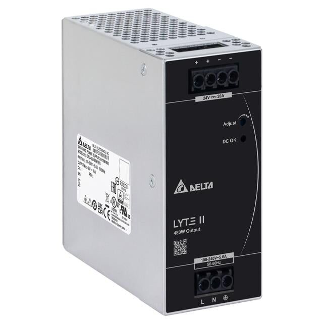 Delta DRL-24V480W1EN AC/DC DIN RAIL 24V 480W - LYTE2