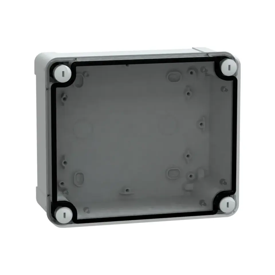 Schneider Electric NSYTBS19168T, PanelSeT TBS, 193x164x87mm, Şeffaf Kapaklı ABS Buat Kutusu, IP66