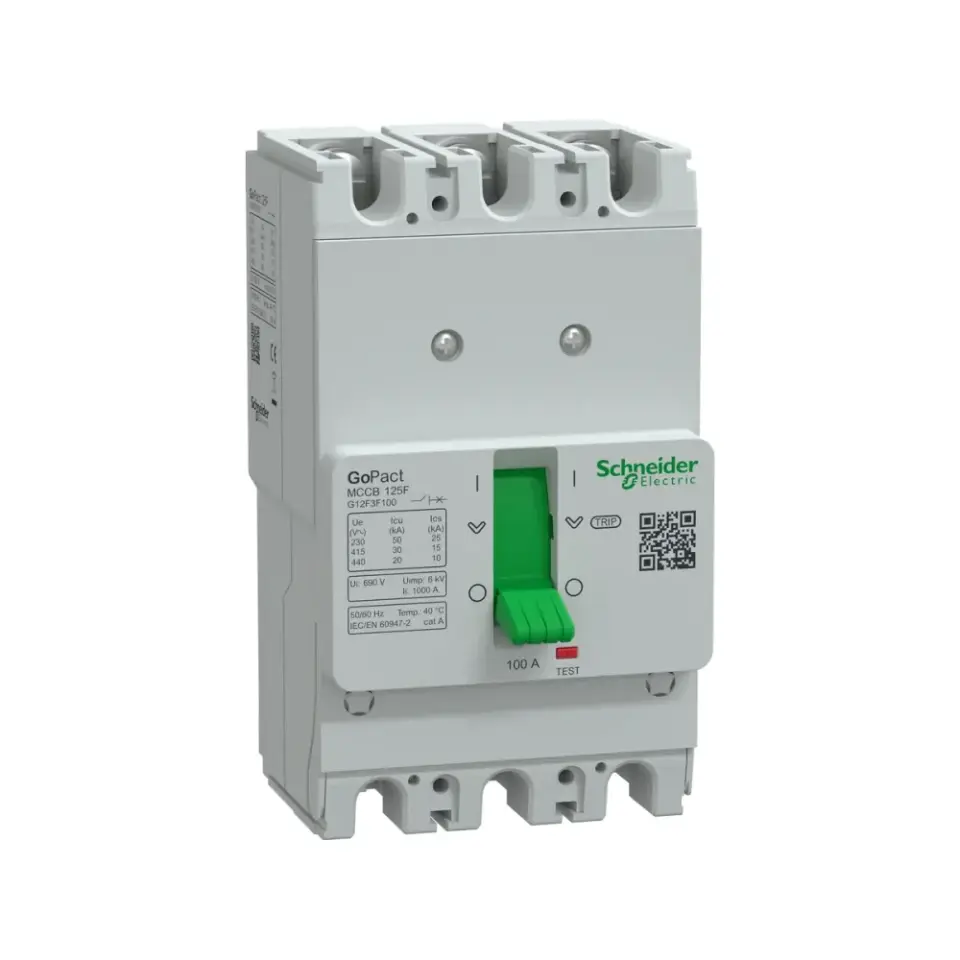 Schneider Electric G12F3F100, GoPact, 100 Amper, 3 Kutuplu, 30 kA, Kompakt Şalter, G125F, TM100D
