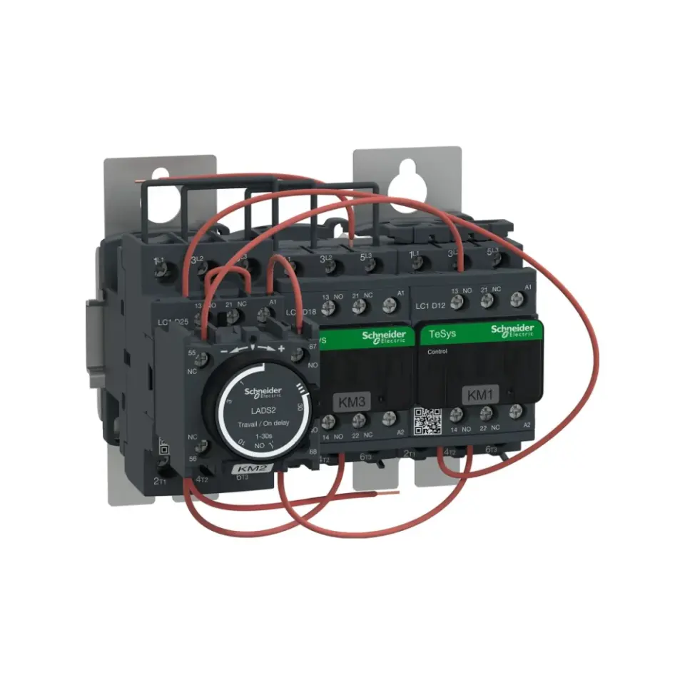 Schneider Electric LC3D18AP7, TeSys Deca, 18.5 kW, Hazır Bağlantılı Yıldız-Üçgen Yolverici, 230 Volt AC