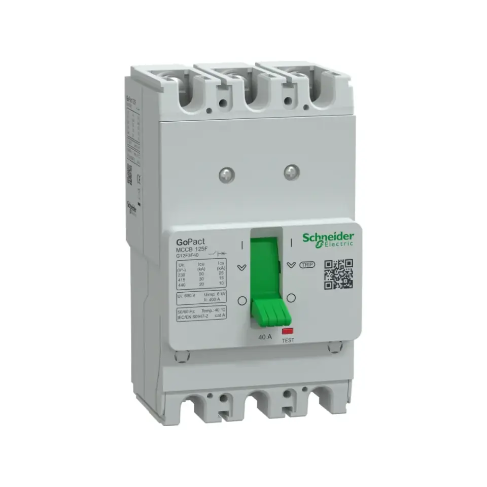 Schneider Electric G12F3F40, GoPact, 40 Amper, 3 Kutuplu, 30 kA, Kompakt Şalter, G125F, TM40D