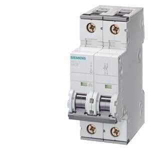 Siemens 5SY5263-7 C2x63A İki Fazlı Otomatik Sigorta 10kA
