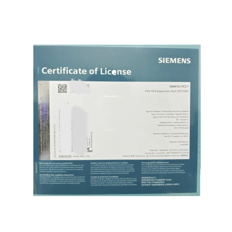 Siemens 6AV2103-0XA08-0AA5 WinCC Prof. max. PowerTags V18