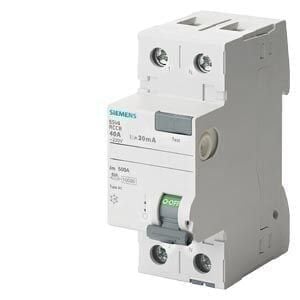 Siemens 5SV3614-6 2x40A 300mA Kaçak Akım Koruma Röles
