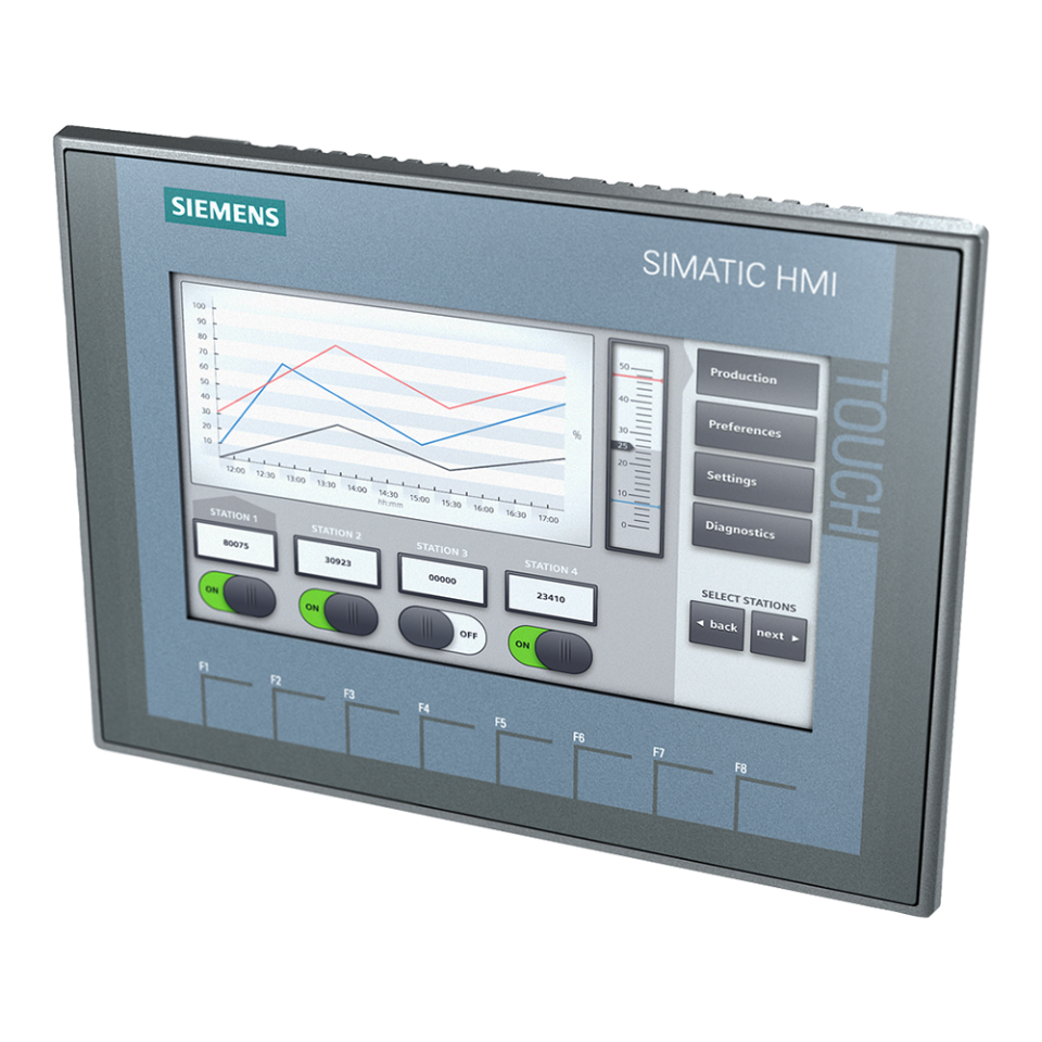 Siemens 6AV2123-2GB03-0AX0 HMI KTP700 Basic Panel