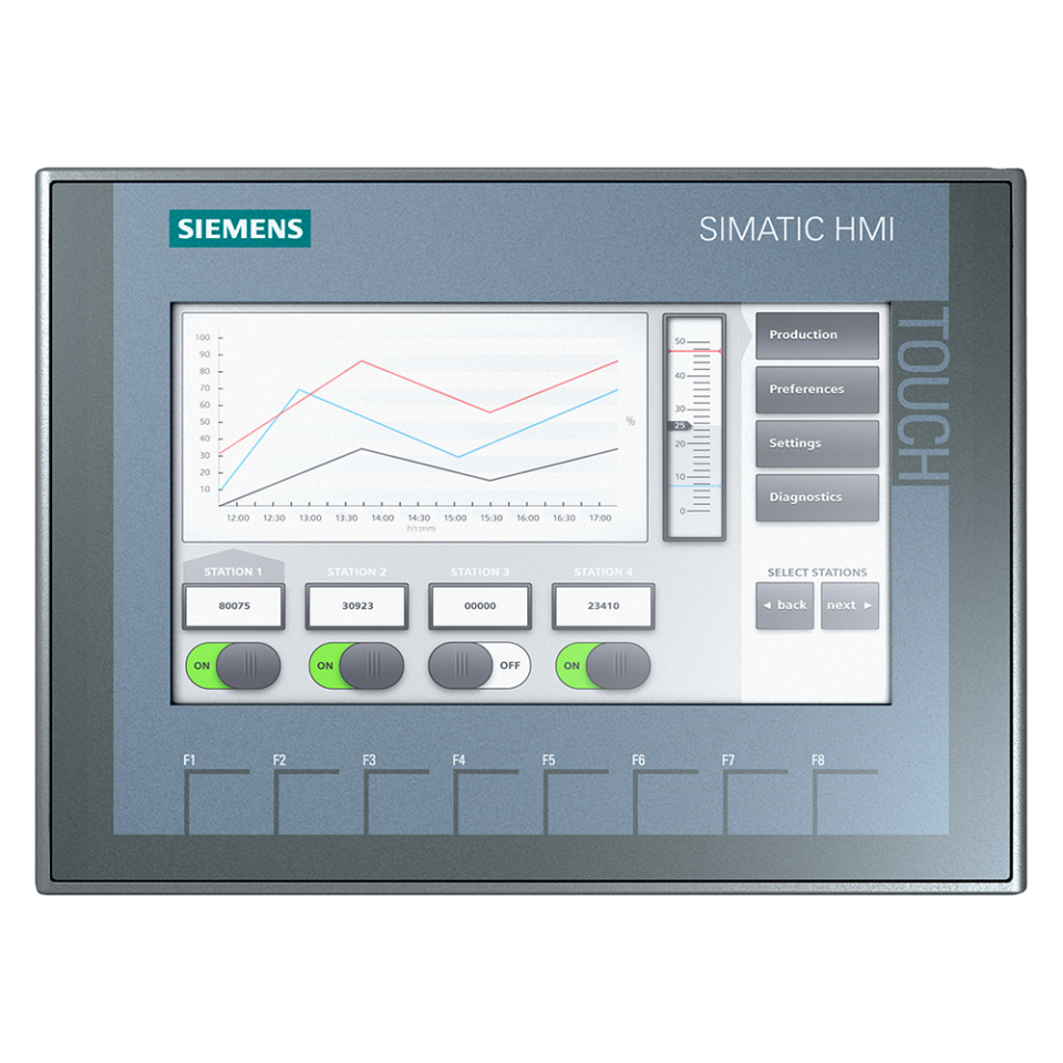 Siemens 6AV2123-2GA03-0AX0 HMI KTP700 Basic Panel