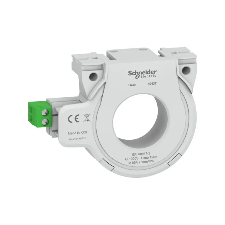 Schneider Electric 50437, VigiPact, TA30 Toroid Akım Trafosu, Ø30mm, 65 Amper