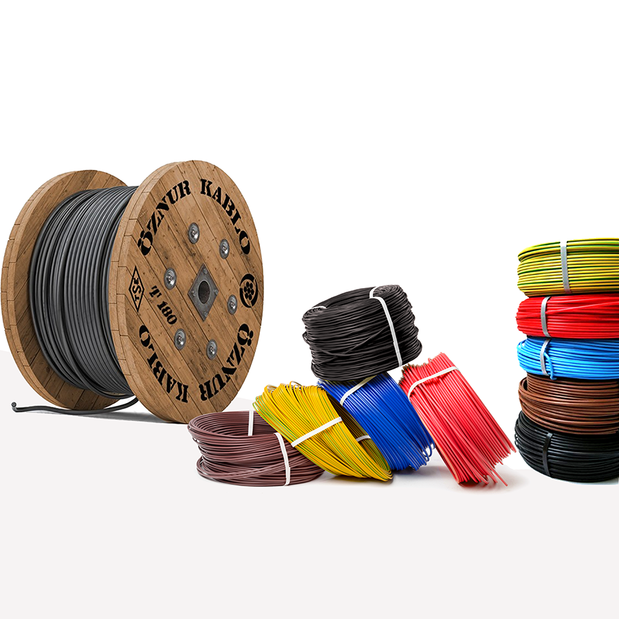 Öznur Kablo 2x1 mm Beyaz TTR - NYMHY 100 Metre