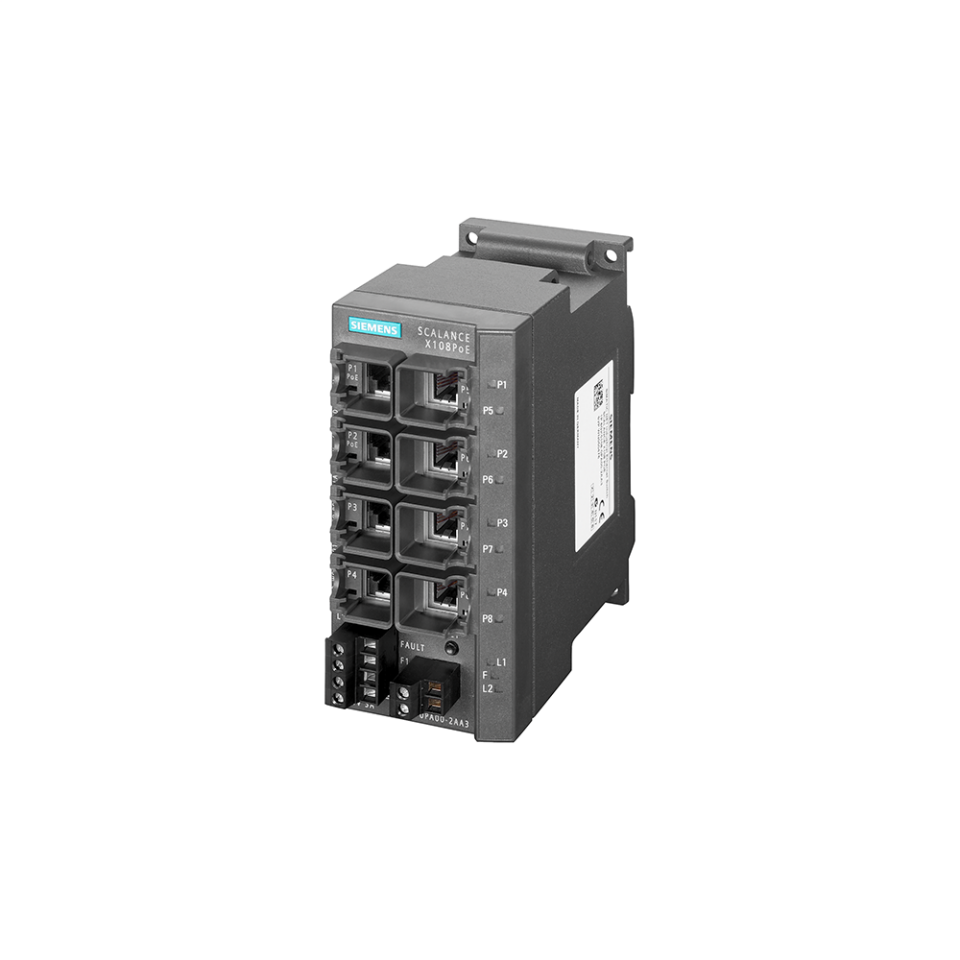 Siemens 6GK5108-0PA00-2AA3 Scalance X108 PoE Switch