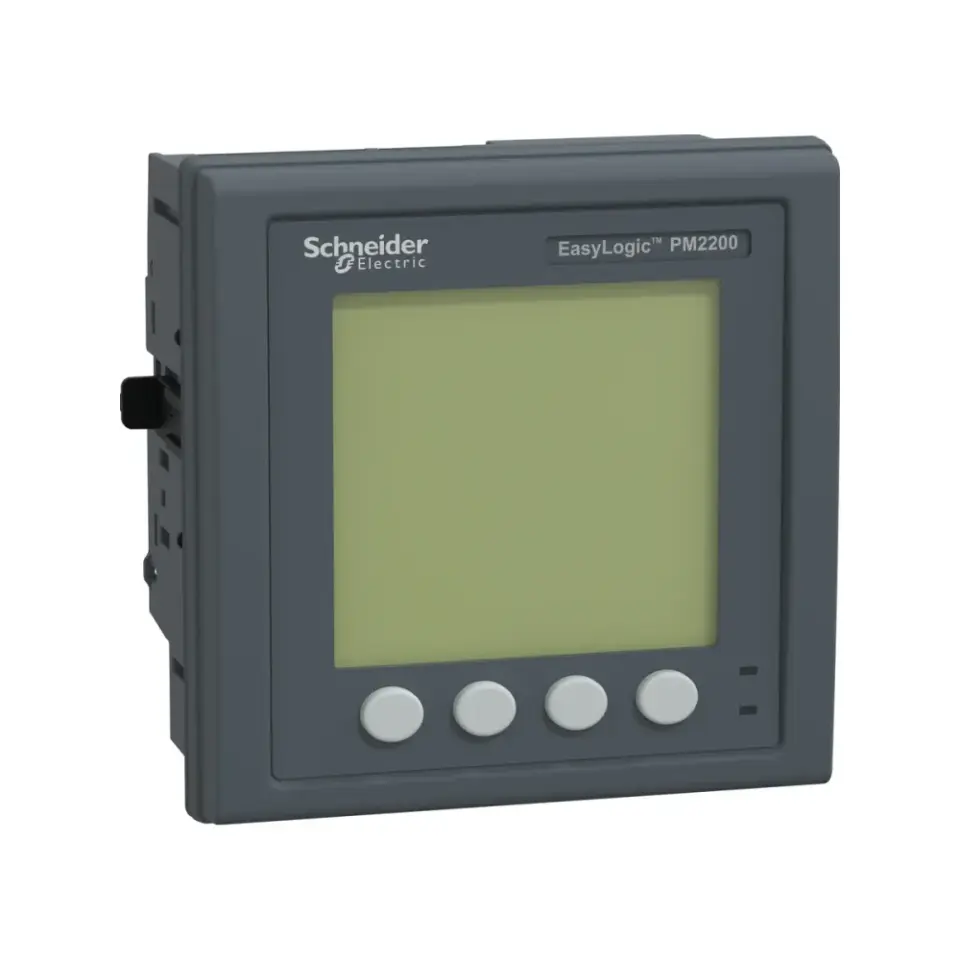 Schneider Electric METSEPM2210R, EasyLogic PM2000, Enerji Analizörü, Total Harmonik, LCD Ekranlı, POP Haberleşmeli, Class 1, RJ45 Akım Trafosu Bağlantılı