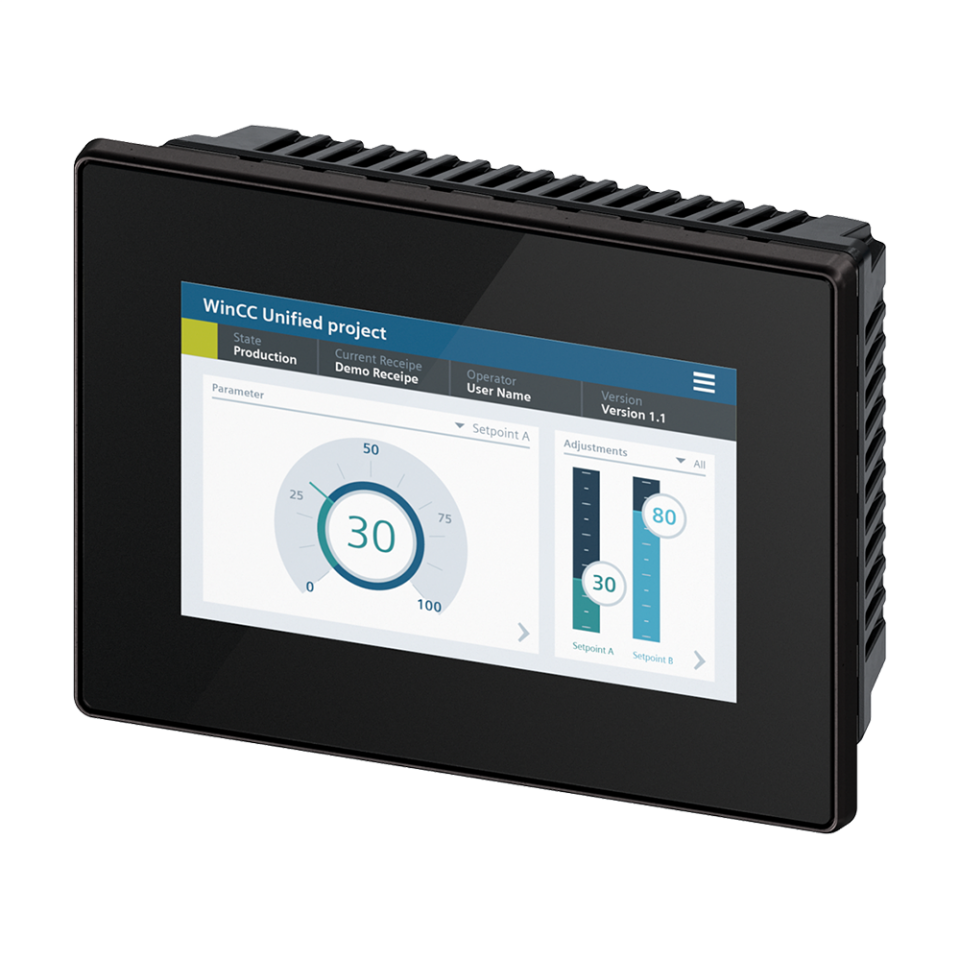 Siemens 6AV2128-3GB36-0AX1 HMI MTP700 Unified Comfort Panel