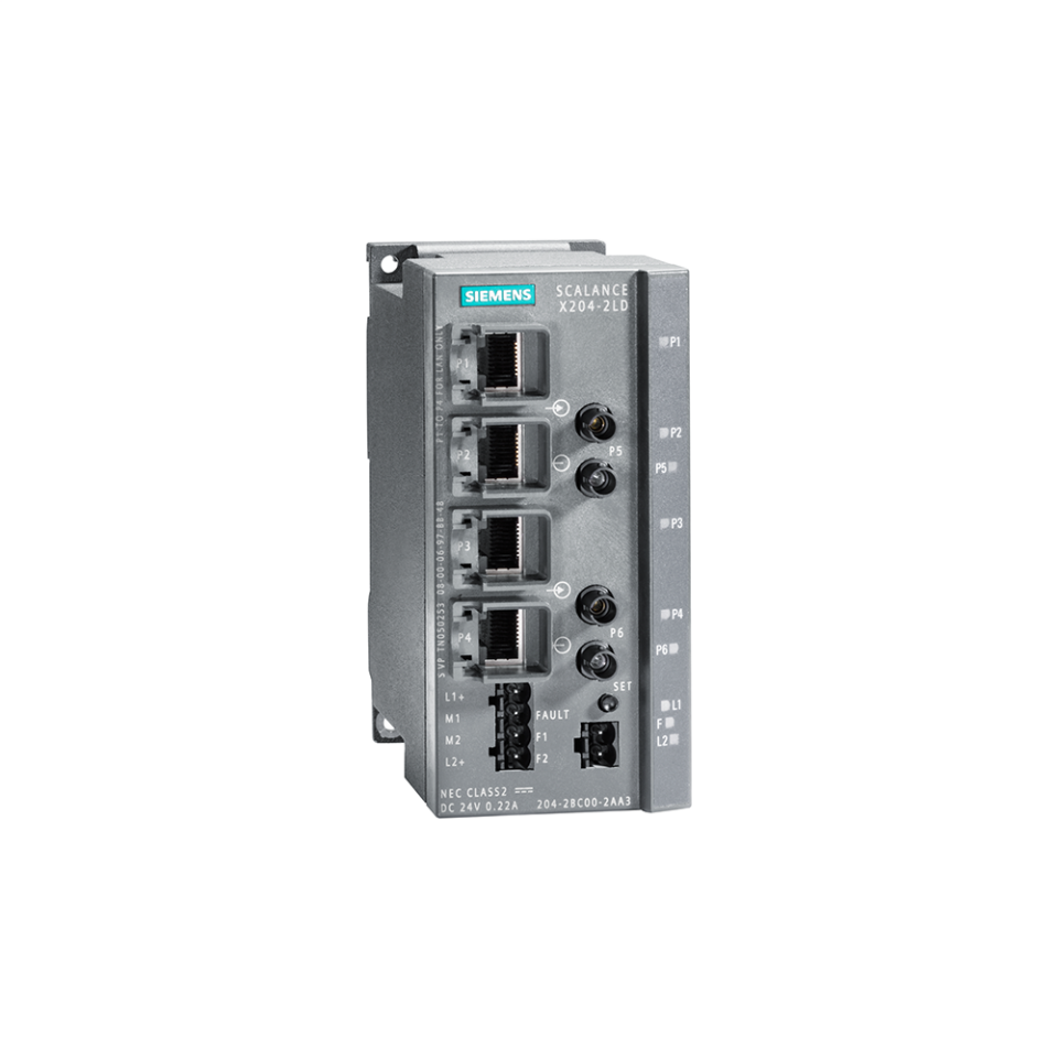 Siemens 6GK5204-2BC10-2AA3 Scalance X204-2LD Switch