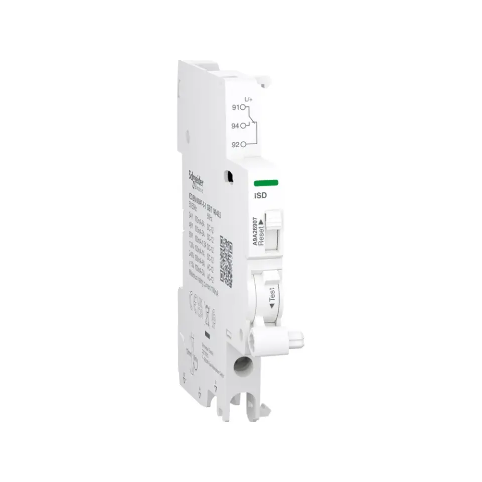 Schneider Electric A9A26907, Acti 9 iC60 ve Acti 9 iID İçin iSD Alarm Kontağı, 1 K/A