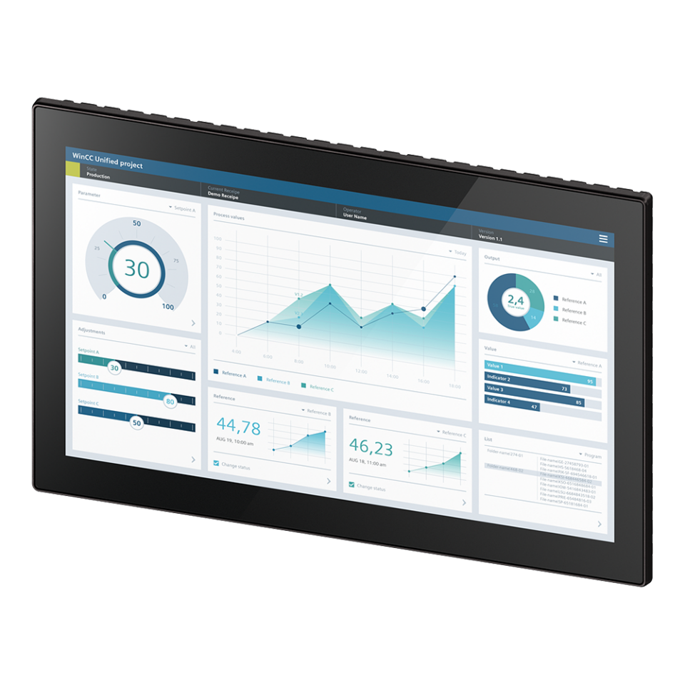 Siemens 6AV2128-3UB36-0AX1 HMI MTP1900 Unified Comfort Panel