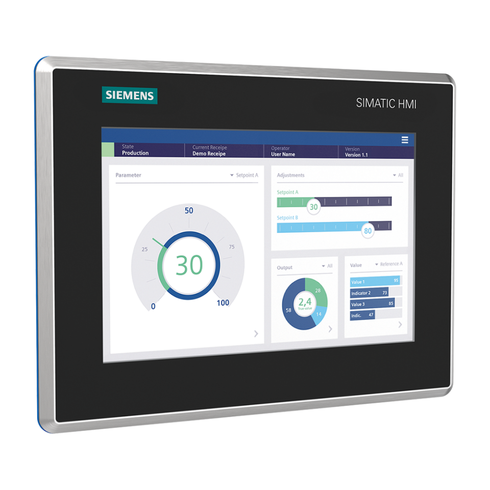 Siemens 6AV2128-3KB40-0AX0 HMI MTP1000 Unified Comfort Panel
