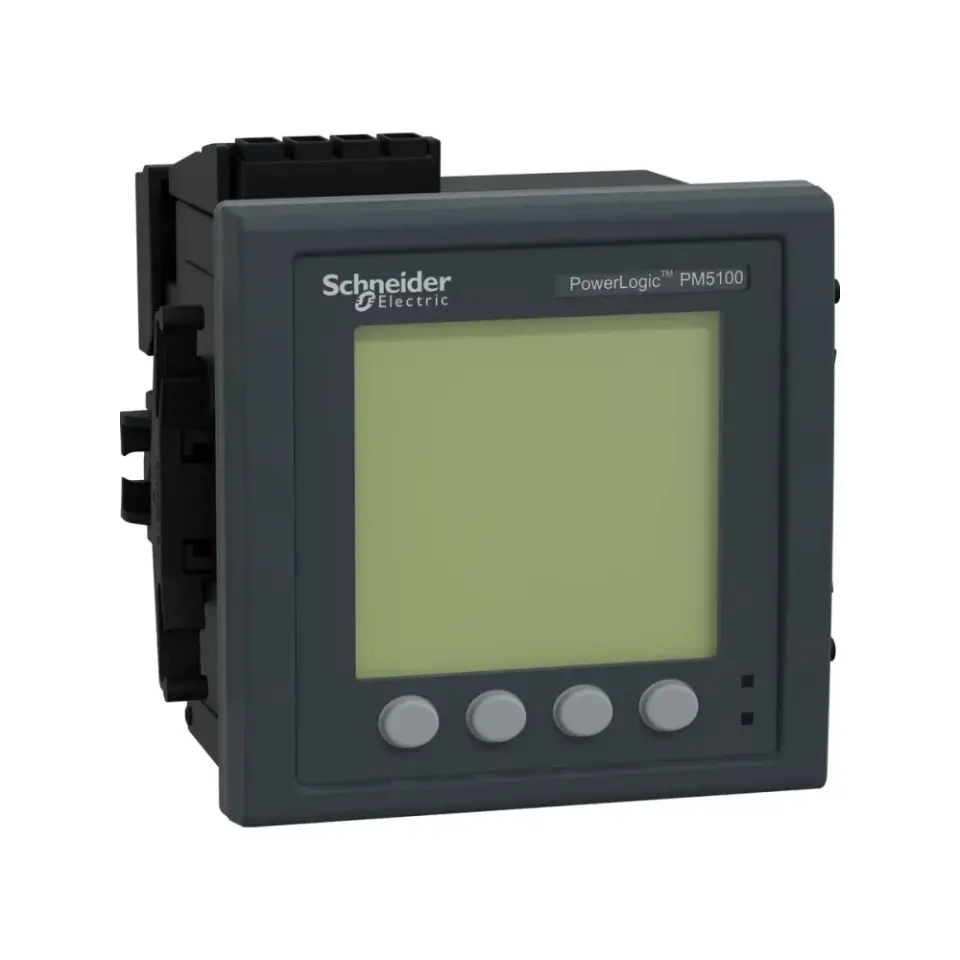 Schneider Electric METSEPM5110, PowerLogic PM5000, Enerji Analizörü, 15. Harmonik, LCD Ekranlı, Modbus, 1 Dijital Çıkış, Class 0.5
