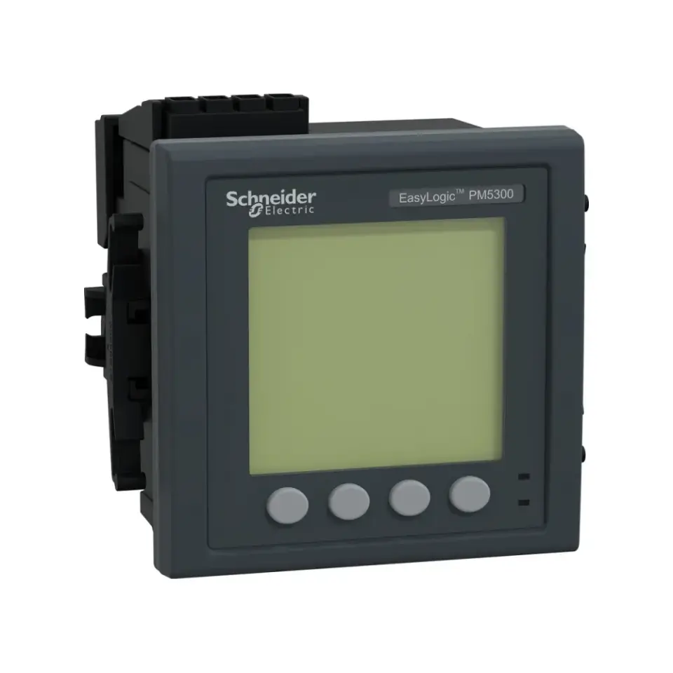 Schneider Electric METSEPM5310R, PowerLogic PM5000, Enerji Analizörü, 31. Harmonik, LCD Ekranlı, Modbus, Dijital 2 Giriş+2 Çıkış, Class 0.5