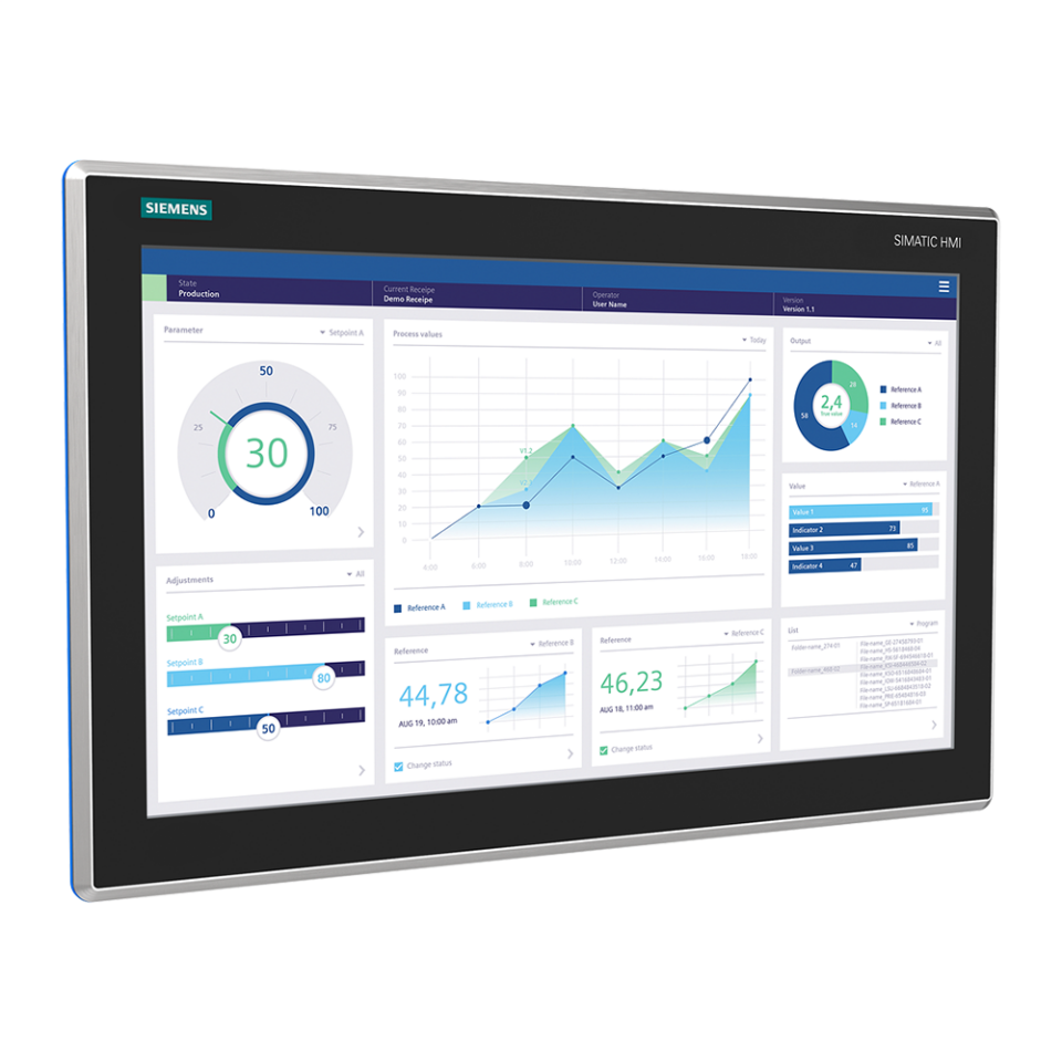 Siemens 6AV2128-3XB40-0AX0 HMI MTP2200 Unified Comfort Panel