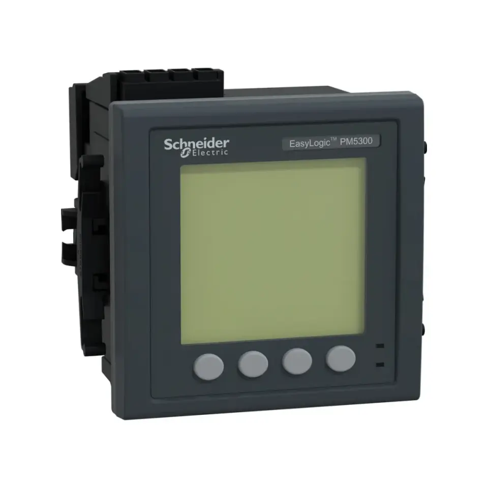 Schneider Electric METSEPM5320R, PowerLogic PM5000, Enerji Analizörü, 31. Harmonik, LCD Ekranlı, Modbus, Dijital 2 Giriş+2 Çıkış, Class 0.5