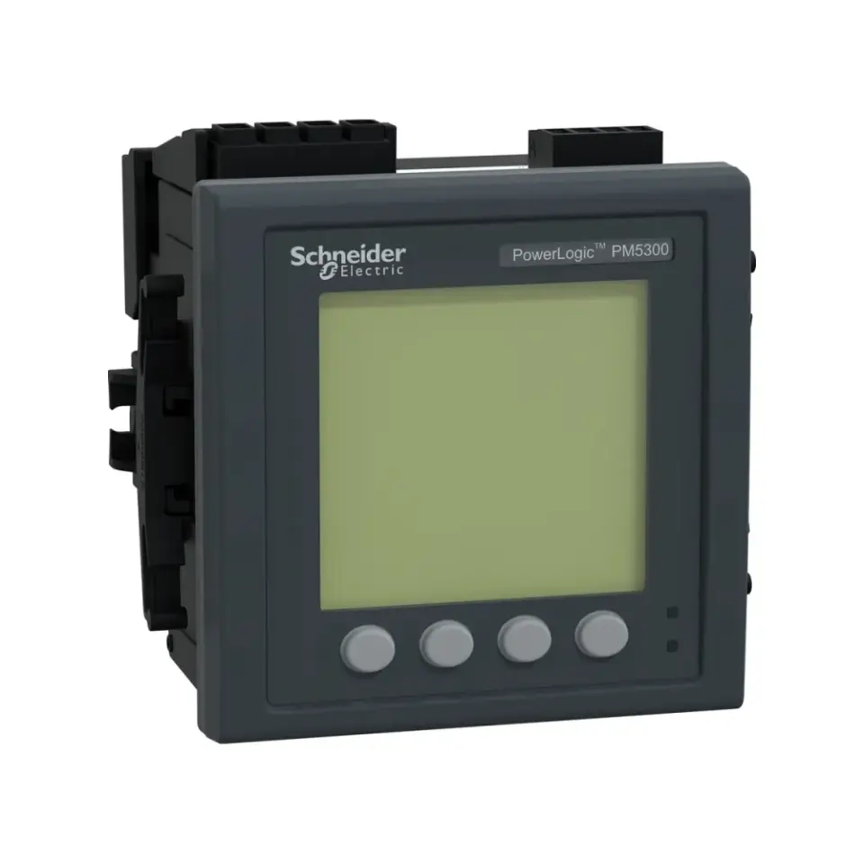 Schneider Electric METSEPM5340, PowerLogic PM5000, Enerji Analizörü, 31. Harmonik, LCD Ekranlı, Modbus, Dijital 2 Giriş+2 Çıkış, 2 Röle Çıkış, Class 0.5