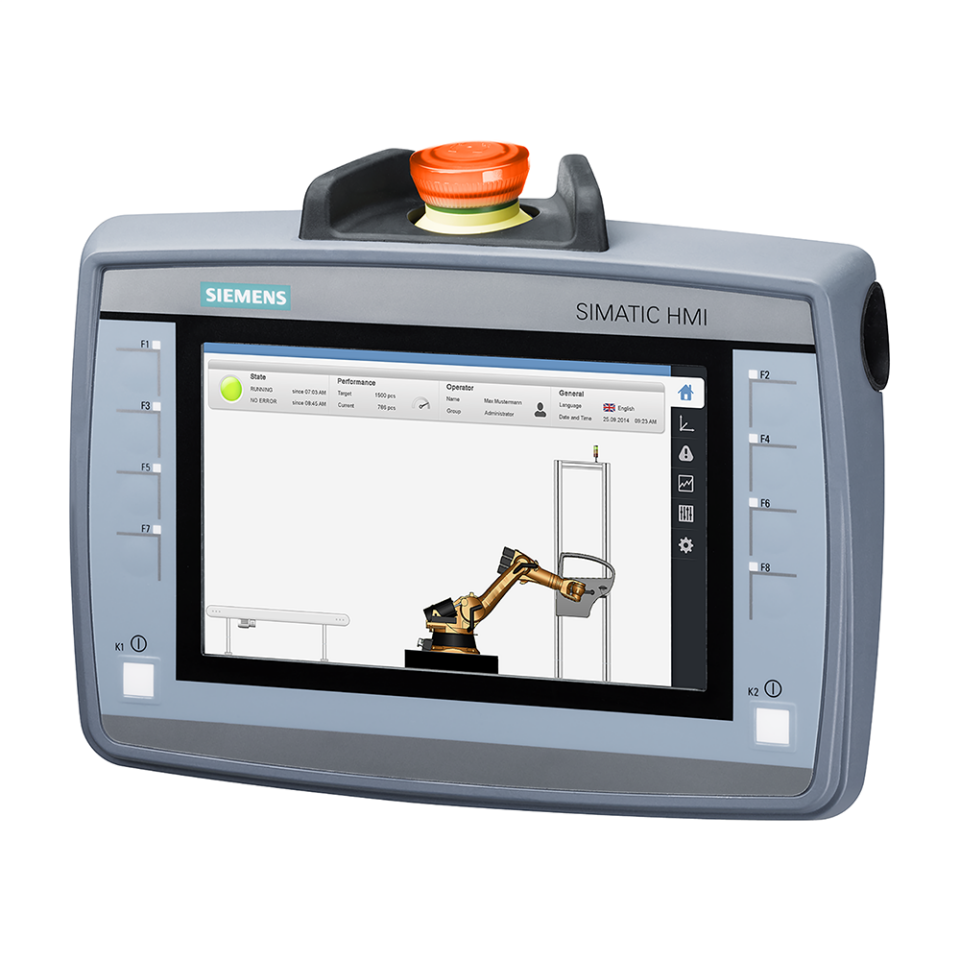 Siemens 6AV2125-2GB23-0AX0 HMI KTP700F Mobil Panel