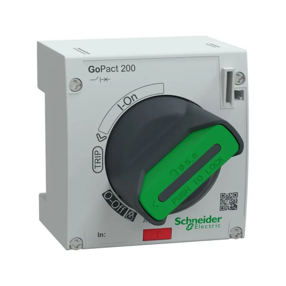 Schneider Electric G20ROTDS, GoPact, G200 Kompakt Şalterler için Uzatmalı Döner Kurma Kolu