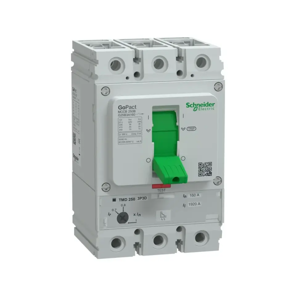 Schneider Electric G25B3A160, GoPact, 112-160 Amper, 3 Kutuplu, 25 kA, Kompakt Şalter, G250B, TM160D