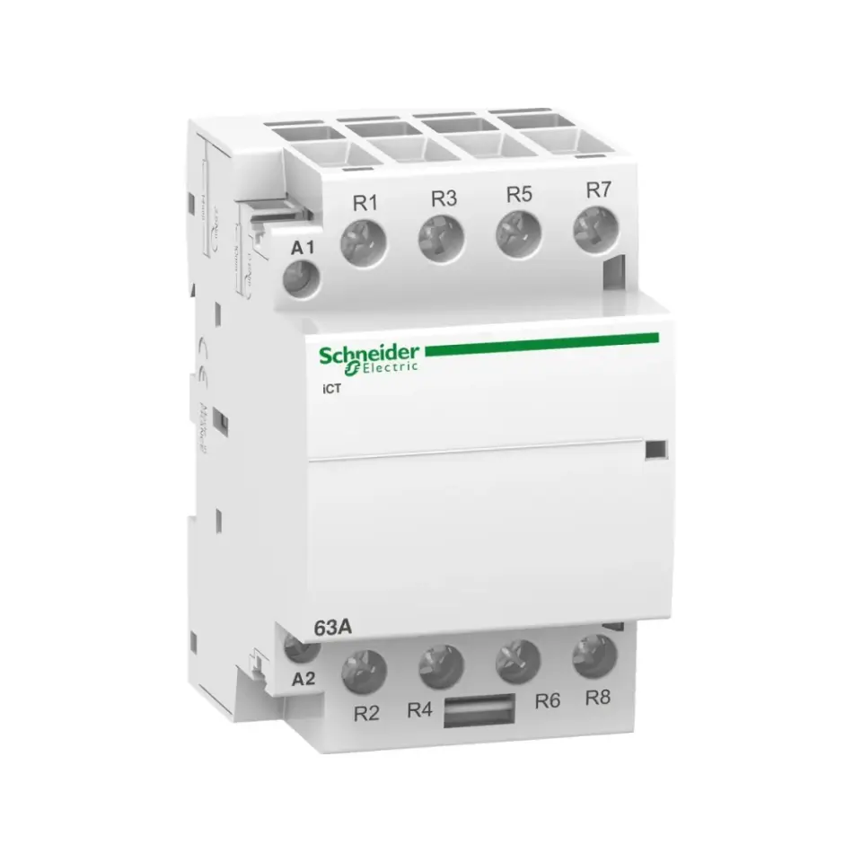 Schneider Electric A9C20867, Acti9 iCT, 63 Amper, 4NK, Sessiz Kontaktör, 230-240 Volt AC