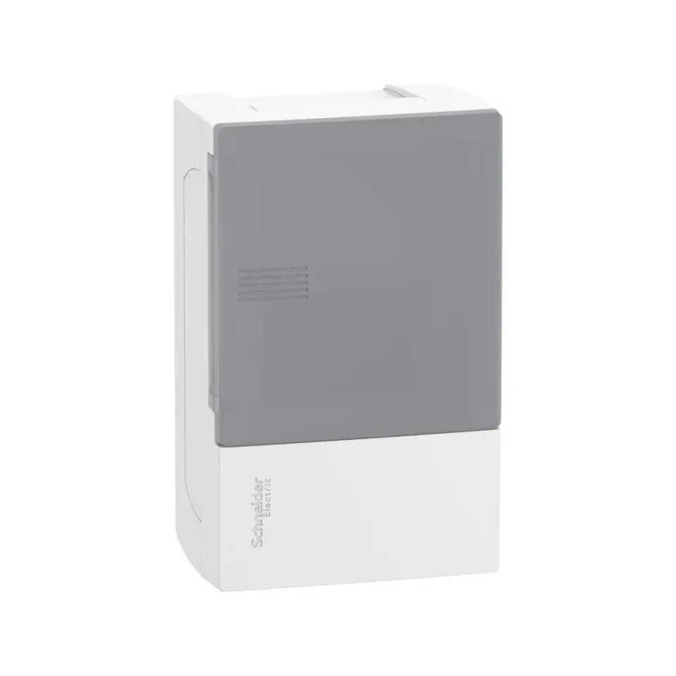 Schneider Electric MIP10104T, Resi9 MP, 4 Modül, Şeffaf Kapaklı, Halojen Free, Sıvaüstü Sigorta Kutusu, 124x198x95mm