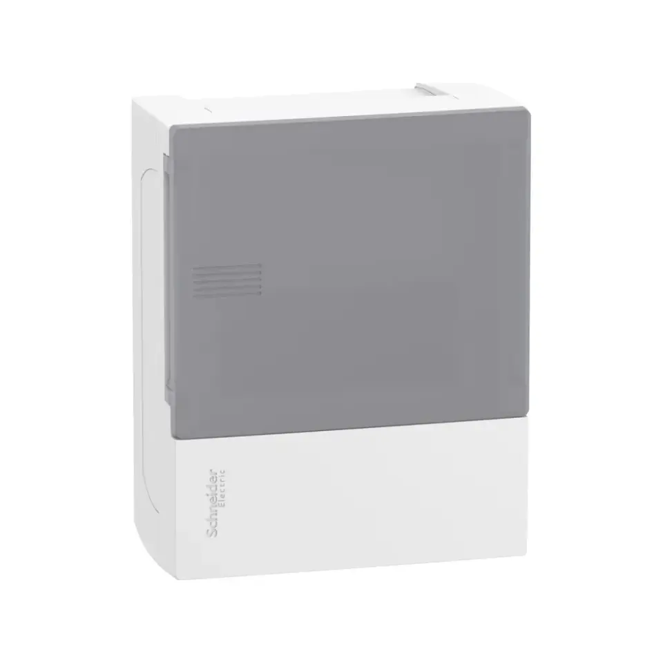 Schneider Electric MIP10106T, Resi9 MP, 6 Modül, Şeffaf Kapaklı, Halojen Free, Sıvaüstü Sigorta Kutusu, 160x198x95mm