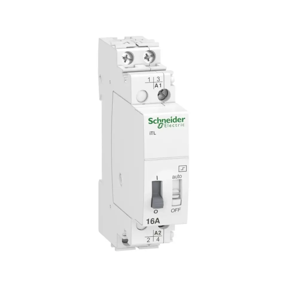 Schneider Electric A9C30812, Acti 9 iTL, 16 Amper, Darbe Akım Rölesi, 2NA, 230-240 Volt AC, 110 Volt DC
