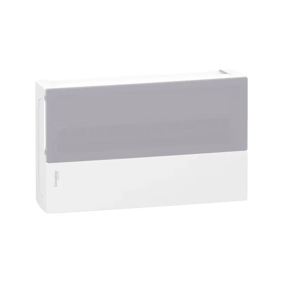 Schneider Electric MIP10118T, Resi9 MP, 18 Modül, Şeffaf Kapaklı, Halojen Free, Sıvaüstü Sigorta Kutusu, 376x228x102mm