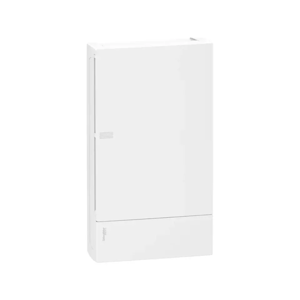 Schneider Electric MIP10312, Resi9 MP, 36 Modül, 3 Sıralı, Beyaz Opak Kapaklı, Halojen Free, Sıvaüstü Sigorta Kutusu, 268x478x102mm