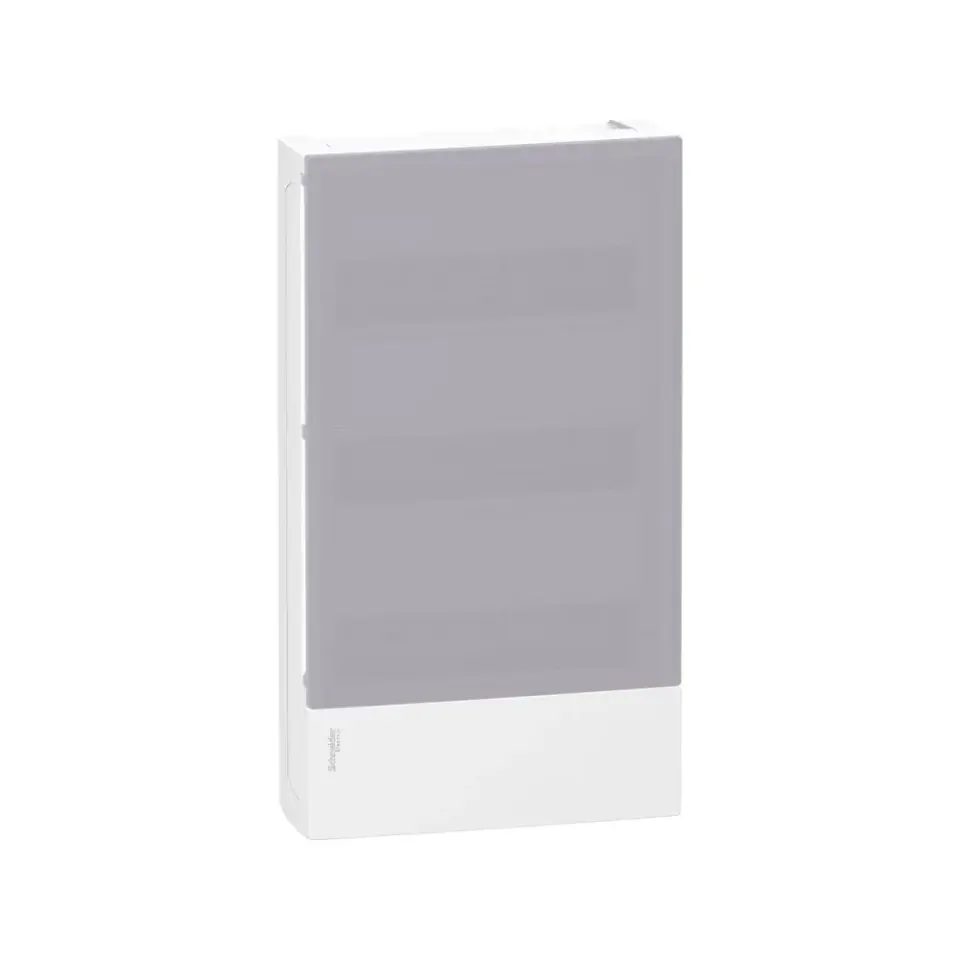 Schneider Electric MIP10312T, Resi9 MP, 36 Modül, 3 Sıralı, Şeffaf Kapaklı, Halojen Free, Sıvaüstü Sigorta Kutusu, 268x478x102mm