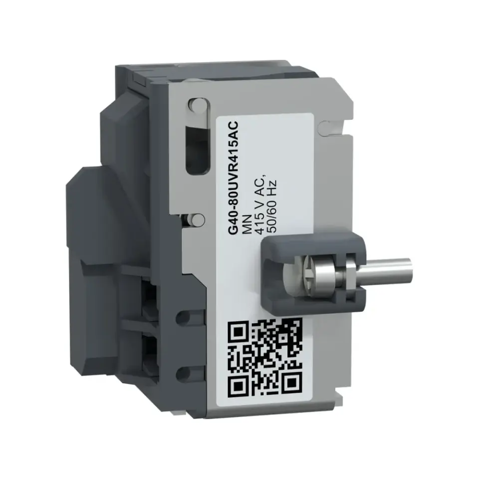 Schneider Electric G40-80UVR415AC, GoPact, G400-G800 Kompakt Şalterler için MN Düşük Gerilim Bobini, 415 Volt AC