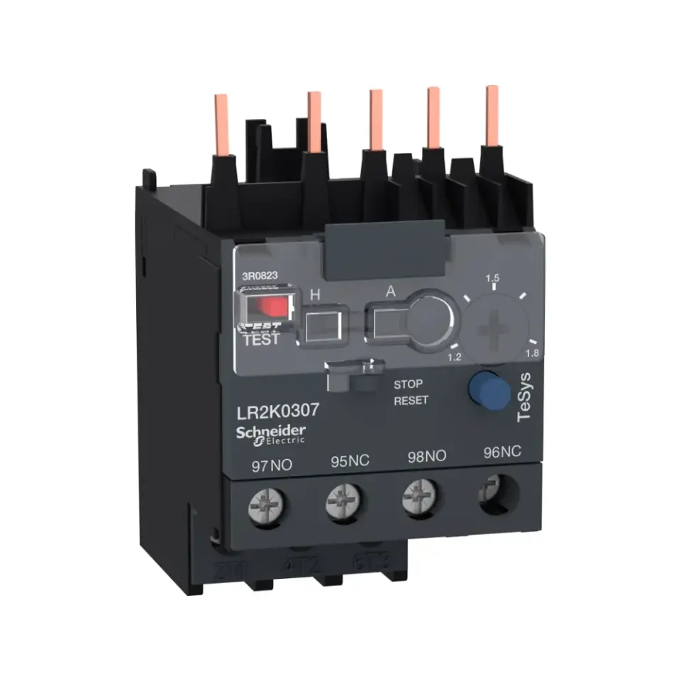 Schneider Electric LR2K0307, TeSys K, 1.2-1.8 Amper, Mini Termik Röle, Sınıf 10A