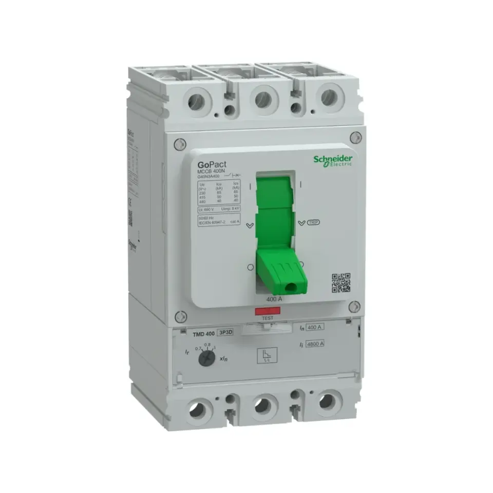 Schneider Electric G40N3A400, GoPact, 280-400 Amper, 3 Kutuplu, 50 kA, Kompakt Şalter, G400N, TM400D