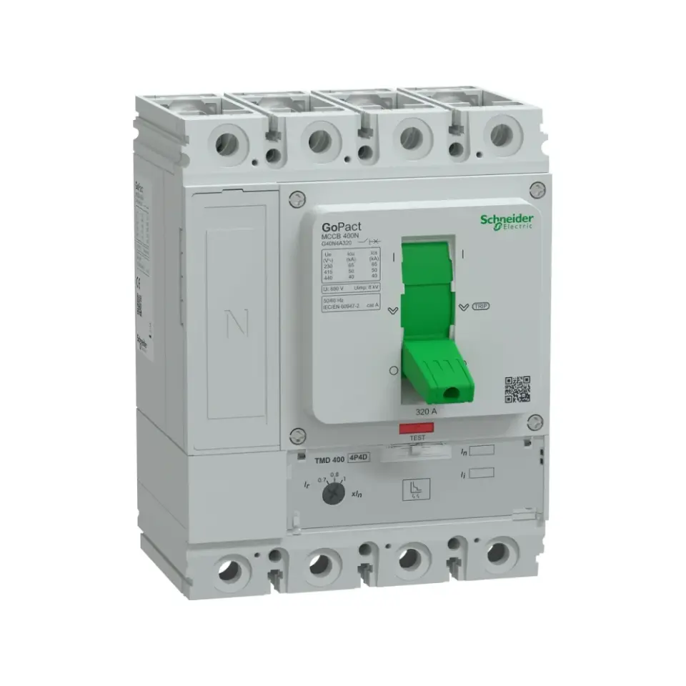 Schneider Electric G40N4A320, GoPact, 224-320 Amper, 4 Kutuplu, 50 kA, Kompakt Şalter, G400N, TM320D