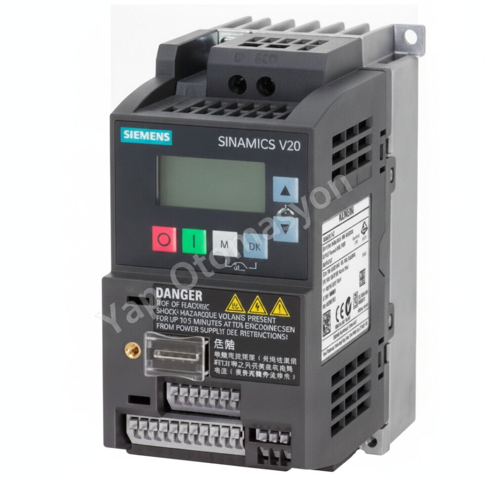 Siemens 6SL3210-5BB15-5BV1 SINAMICS V20 0.55kW 220V Frekans İnvertörü