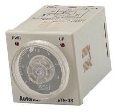 Autonics ATE-30S 48X48mm 110/220 VAC 30Sn Sabit Zamanlı Analog Zamanlayıcı